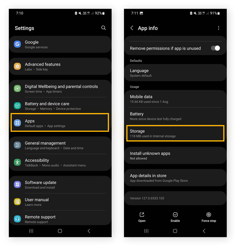 Open galaxy wearable app discount